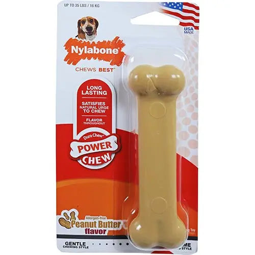 Nylabone dura chew harde bijters regular pindakaas Classies