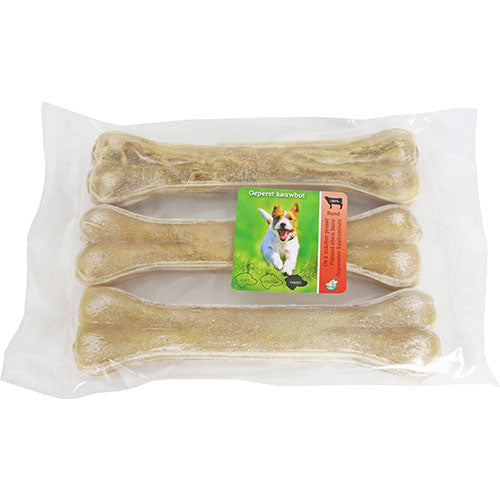 Gepresster Knochen im Beutel verpackt