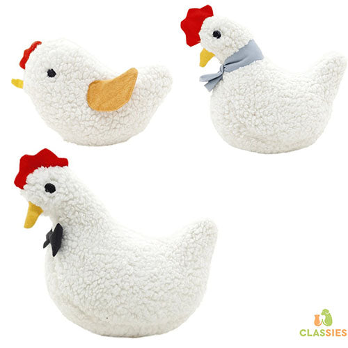 Jack and Vanilla puppyspeeltjes BarnYard Kuiken - kip - haan Classies