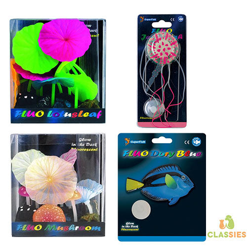 Superfish Fluorescerende Aquariumdecoratie - Diverse Varianten Classies