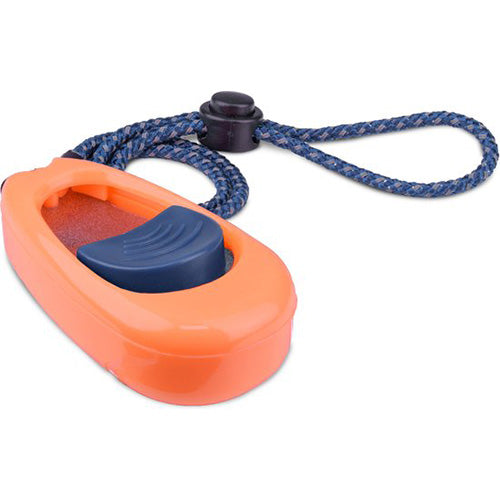 Coachi Multi Clicker Met Regelbaar Geluid - Coral/Navy Classies