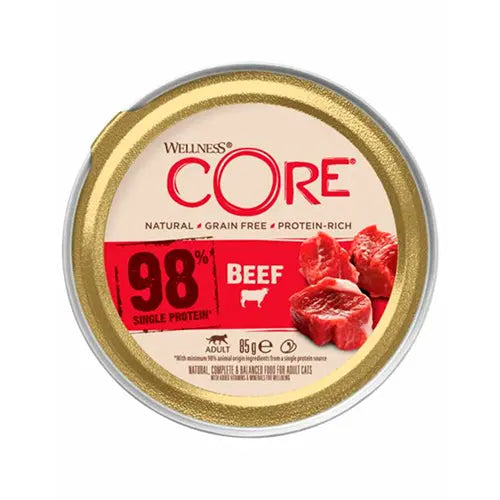 Wellness core kattenvoer kuipje Meat 85 gram in verschillende smaken Classies
