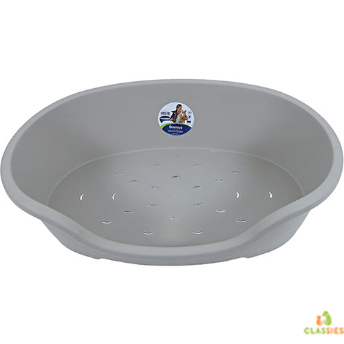 Moderna Domus Hundebetten aus Kunststoff – Schwarz oder Grau – 4 Größen