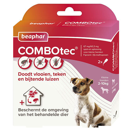Beaphar COMBOtec® Spot-On Hond - Pipetten tegen vlooien, teken en bijtende luizen