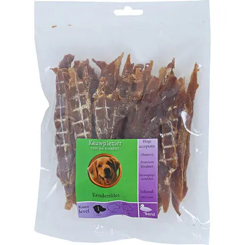 Natuurlijke Hondensnack Eend - Eendenfilet in 200 of 400 gram Classies