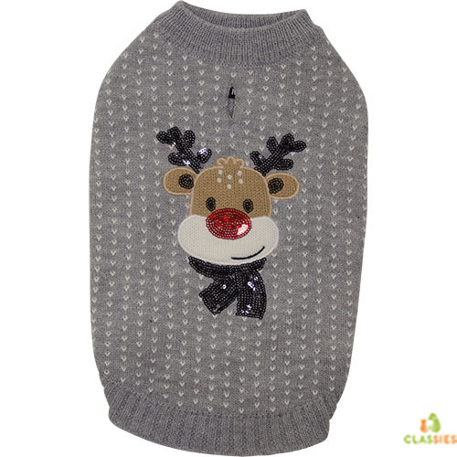 Jack and Vanilla 5th Avenue Dogwalk Kersttrui met Rendier in 2 kleuren en 5 maten