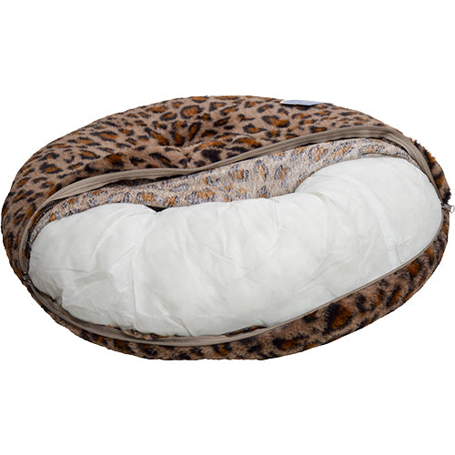 Animal Boulevard - Puff Donut Leopard Bruin - 2 maten