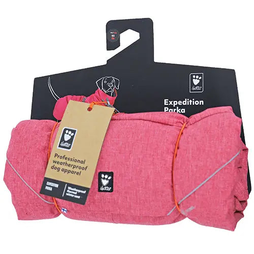 Hurtta Expedition Parka - warme winterjas in rood of grijs Classies