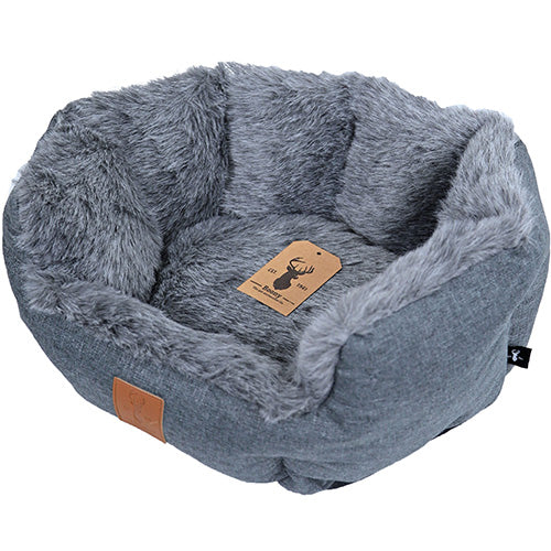 Boony Est1941 hondenmand badger grijs