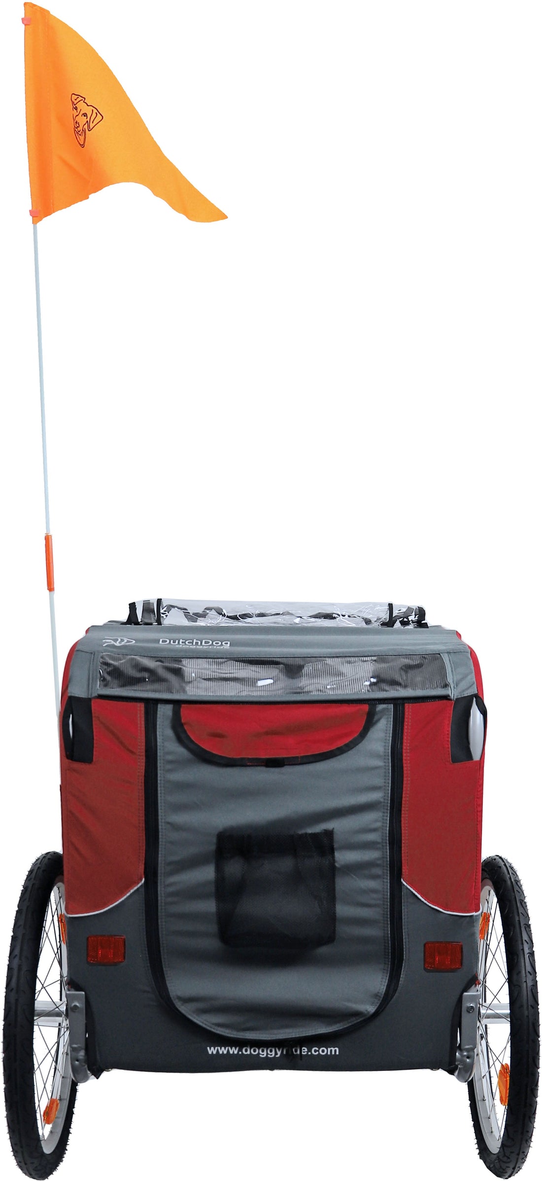 DoggyRide fietskar Novel 20 cabin only, rood/grijs (zonder trekstang) Classies
