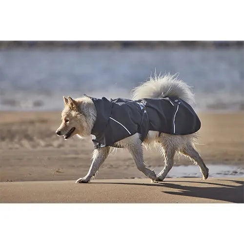Hurtta - Mudventure Coat - 4 seizoenen regenjas - geel - grijs - bordeaux Classies