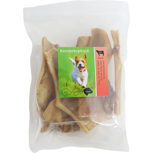 Natural Snack Beef - Rinderkopfhaut ohne Haare in verschiedenen Längen