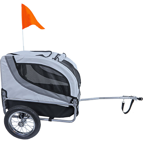 Boony Fietskar runner 1 rood - grijs tot 25 kg