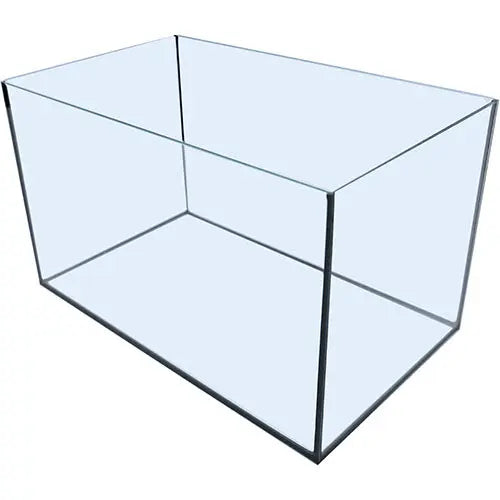Aquarium gelijmd met zwarte kit in verschillende maten Classies