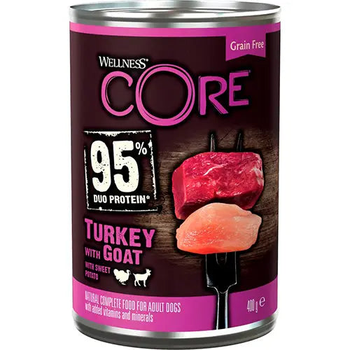 Wellness Core graanvrij - blikvoer - natvoer 400 gram Classies