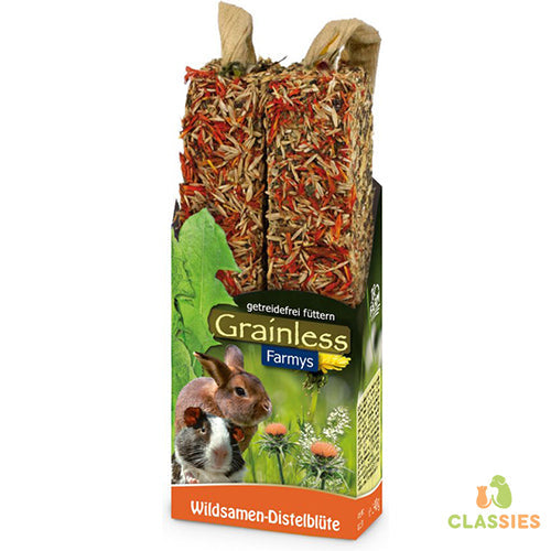 JR Farm Grainless Farmys - wilde zaden/distelbloemen, 140 gram Classies