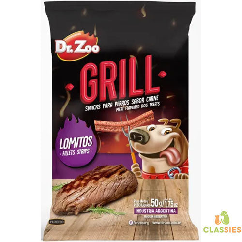 Dr Zoo Grill Lomitos - Hondensnack - Filet Reepjes - 50 gram