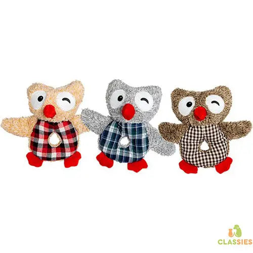 Jack And Vanilla - Speelgoed - Velveties Uil - Assorti - 23cm Classies