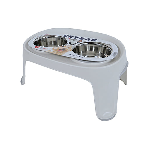 Moderna dubbele voerstandaard kunststof Skybar - S - M - L