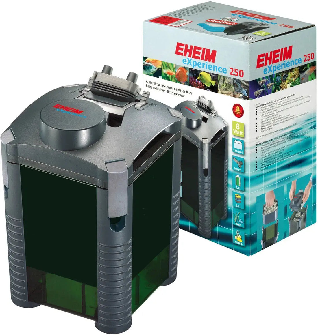 Eheim Experience 250 - Aquariumfilter - 700 L/H Classies
