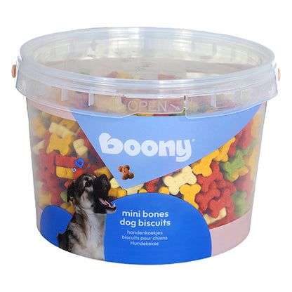 Boony hondenkoek puppy botjes mix vanille, emmer a 1000 gram