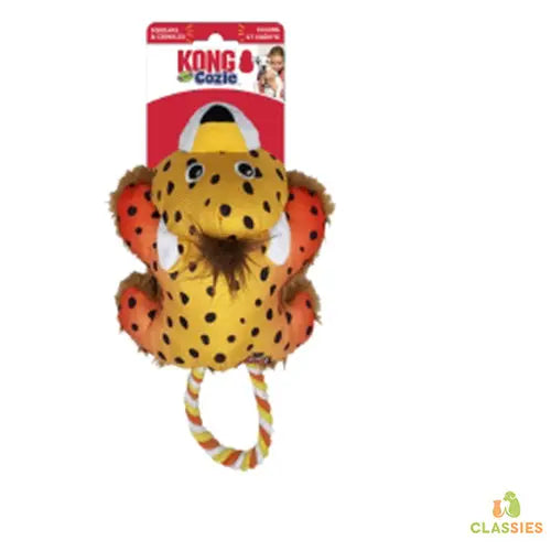 Kong cozie tug cheetah small/medium Classies