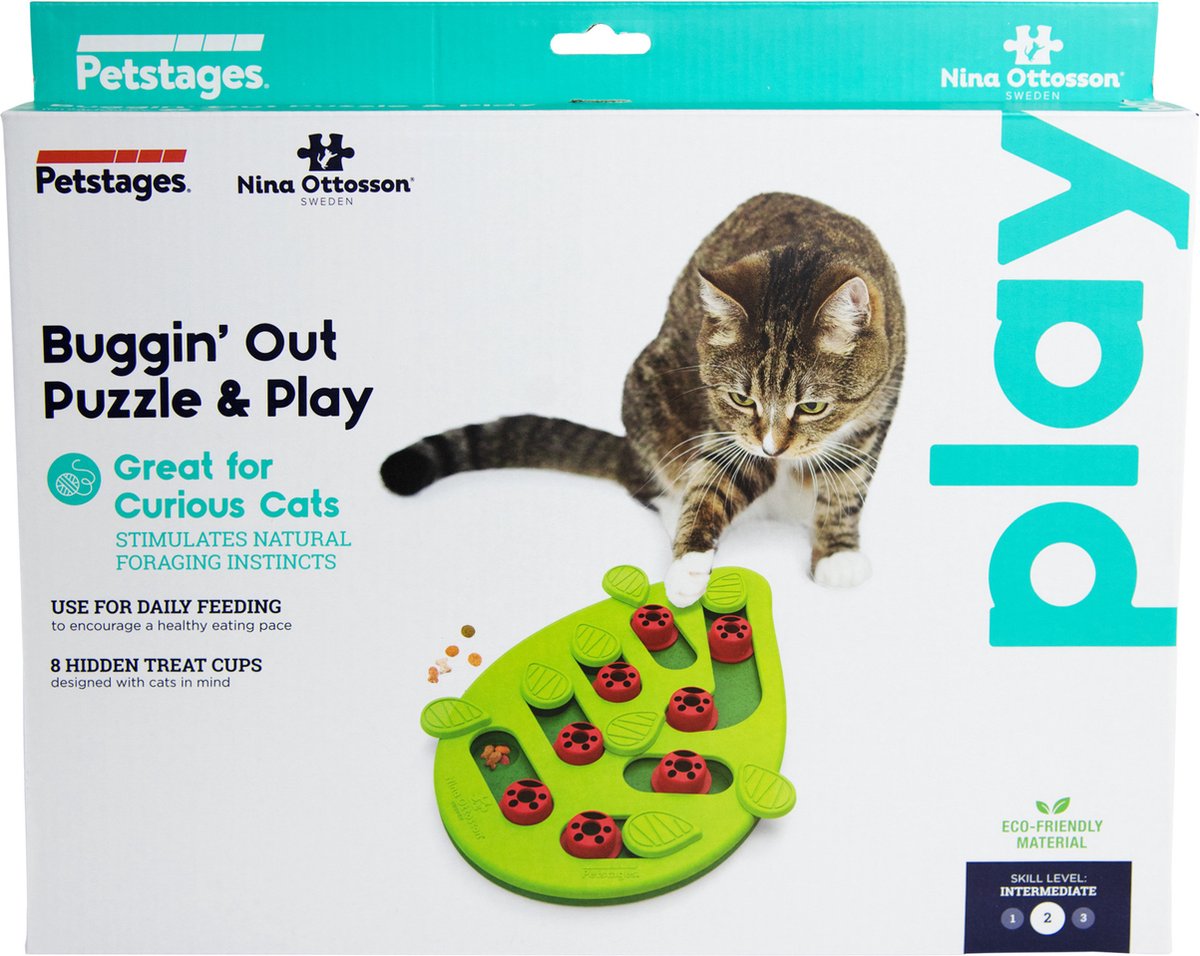 Nina ottosson puzzle &amp; play buggin out groen 35x26x4 cm