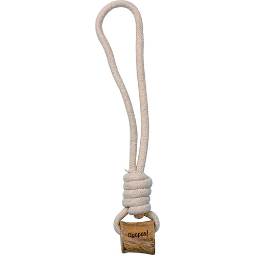 Quapas! - Hondenspeelgoed - Coffeewood Lasso - Afmeting: 36x6x5cm