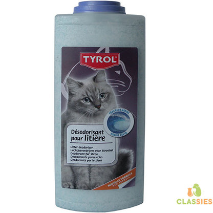 Tyrol kattenbak deo 700 ml luchtjesverdrijver voor strooisel