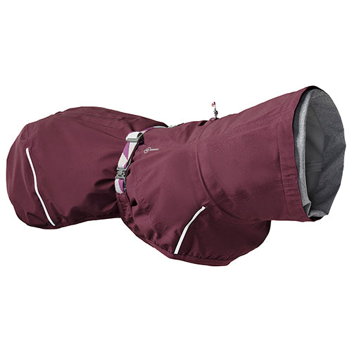 Hurtta - Mudventure Coat - 4 seizoenen regenjas - geel - grijs - bordeaux