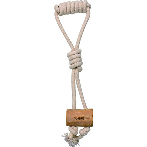 Quapas! Hondenspeelgoed - Coffeewood Cork - Maat S: 44x11x5,5 cm