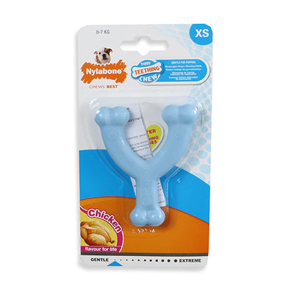 Nylabone Puppy wishbone dentaire ou os xs poulet