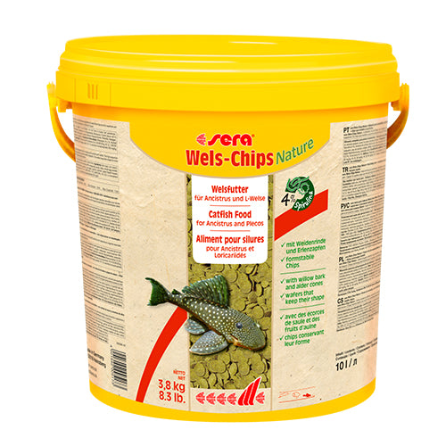 sera Wels-Chips Nature - 100 - 250 - 1000 ml - 3,8 kg