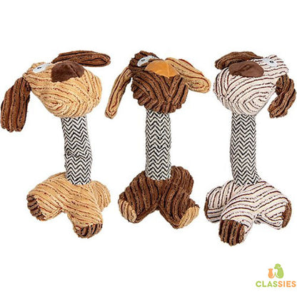 Jack And Vanilla - Speelgoed - Velveties Hond - Assorti - 25cm