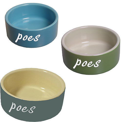 Boony katten eetbak - drinkbak steen 12 cm - poes