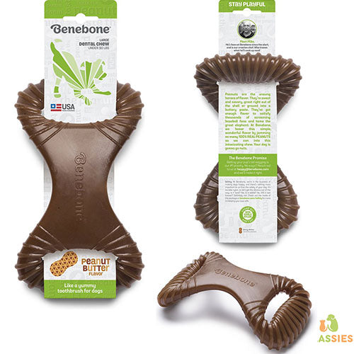 Benebone Dental Chew Pindakaas - Bacon - Braadkip