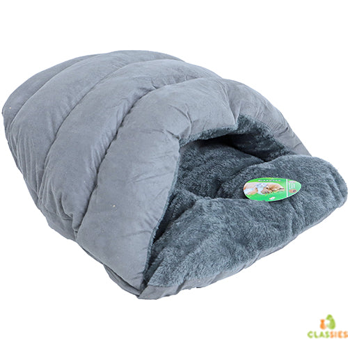 De Boon - Gigoteuse peluche pour chien, chat ou rongeur - Gris - 2 tailles