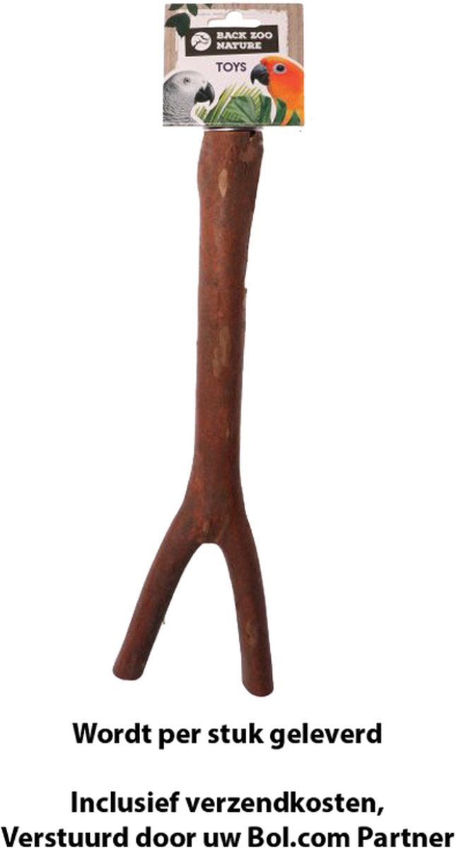 Back zoo Nature Wooden Y-Perch - Houten Zitstok 40 cm