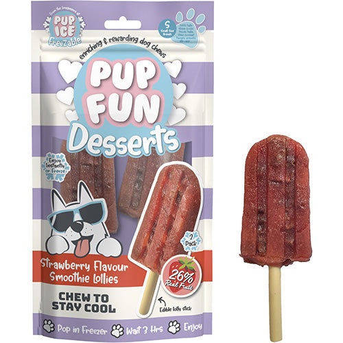 Pup Fun Desserts Hondenijs - Smakelijke Toetjes of Ijsjes voor uw Hond - Verschillende Varianten