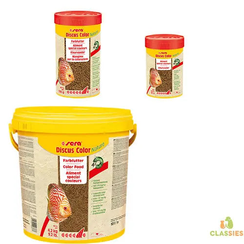sera Discus Color Nature 100 - 250 ml - 4,2 kg Classies
