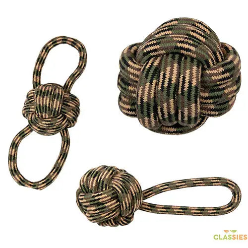 Jack and Vanilla touw speelgoed Camouflage touwballen Classies