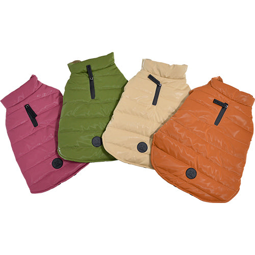 Jack and Vanilla Dogwalk - Warme Hondenjas - Jacket Puffer Berlin - Kleur Roze - Verkrijgbaar in 8 maten