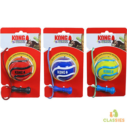 Kong hond Wavz Bunji Ball assorti, medium