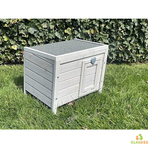 Grizo Konijnenhok Raoul - White Wash - 53x37.5x46cm