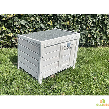 Grizo Konijnenhok Raoul - White Wash - 53x37.5x46cm