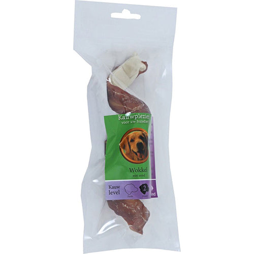 Boon Natuurlijke Snack eend, wokkel met eend, 16 cm, zak a 1 stuk
