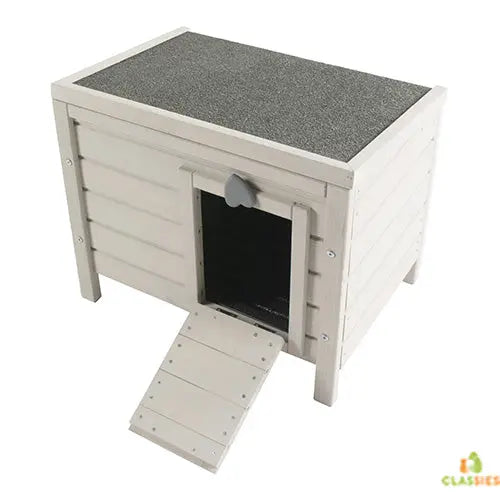 Grizo Konijnenhok Raoul - White Wash - 53x37.5x46cm Classies