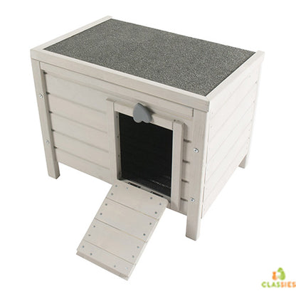 Grizo Konijnenhok Raoul - White Wash - 53x37.5x46cm