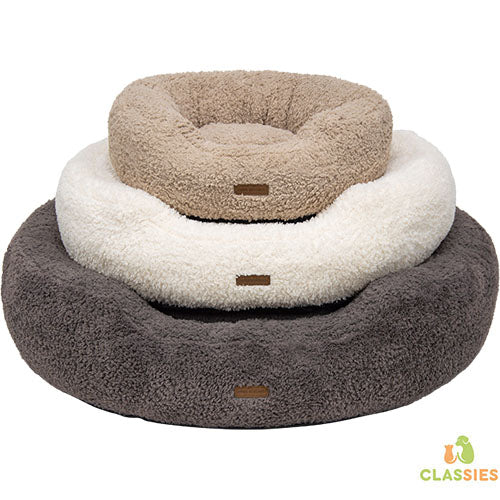 Animal Boulevard Curl Plush Chubby Hondenmand - Verkrijgbaar in 3 kleuren en 3 maten