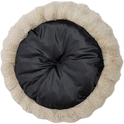 Jack and Vanilla HUSH Rond Hondenkussen/ Kattenkussen Beige - Maat M: 60x60x16 cm